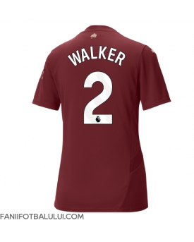 Manchester City Kyle Walker #2 Tricou Fotbal Replică 2024-25 Femei Treilea